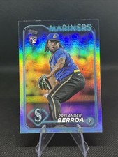 2024 Topps #36 Prelander Berroa Rainbow Foil RC Seattle Mariners