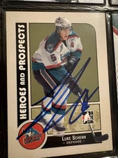 Signed 2008-09 ITG Heroes and Prospects Luke Schenn #74 Rookie RC Auto