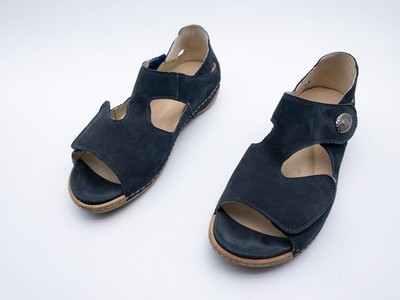 waldläufer Damen Sandale Sandalette Freizeitschuh Leder Gr. 40,5EU Art. 37563-30