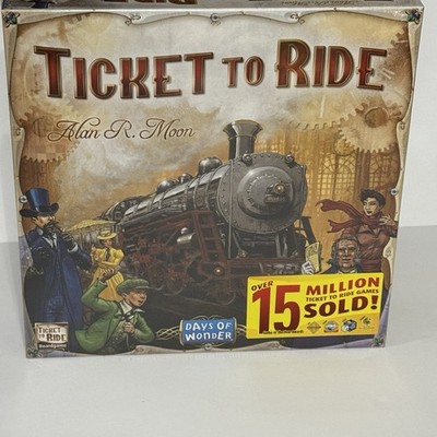 Ticket To Ride Board Game Days of Wonder Alan R Moon New Sealed 2-5 Players