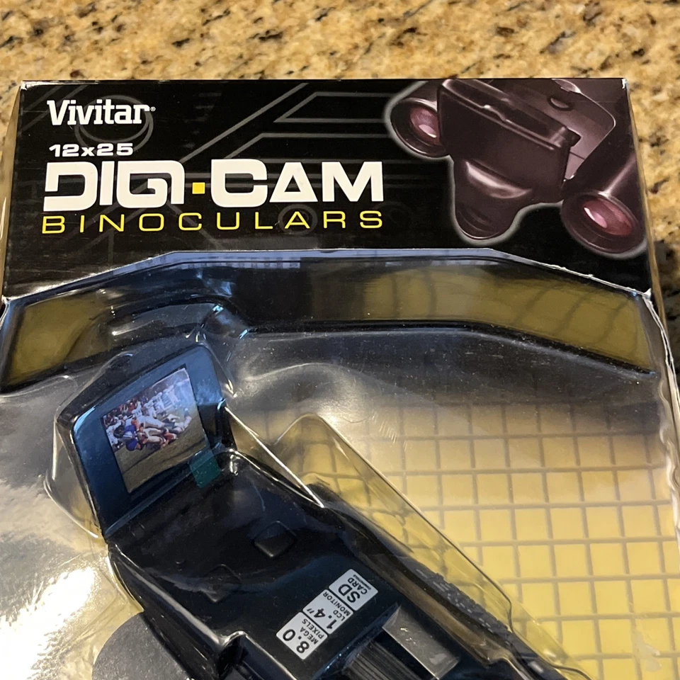 Vivitar 12x25 Digi-Cam Binoculars 8.0 Mega Pixel Camera VIV-CV-1225V NOS - Image 4 of 4