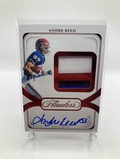 Andre Reed Bills 2024 Flawless 3 COLOR PATCH AUTO 13/15 