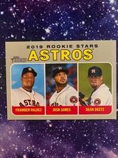 2019 Topps Heritage - Framber Valdez, Josh James, Dean Deetz RC #400