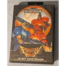 Forgotten Worlds Sega Genesis Game Capcom 16-Bit CIB with Manual Tested Working