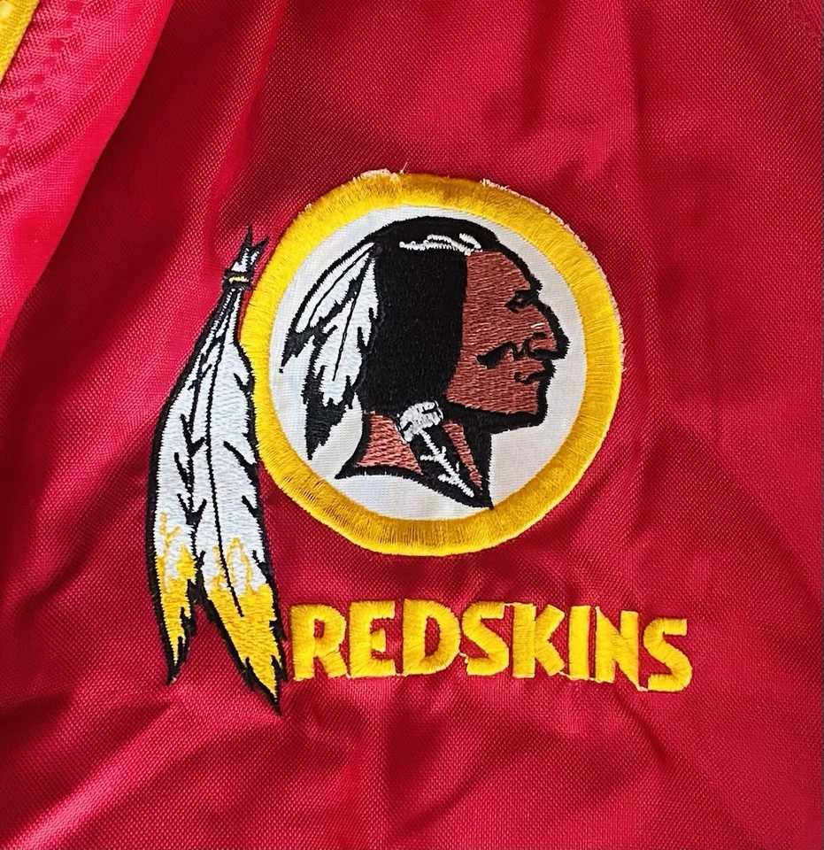 Abrigo acolchado vintage Game Day Washington Redskins grande para hombre Foto 3 de 4