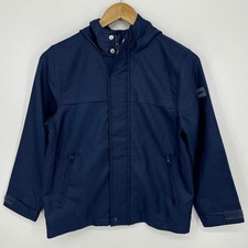 Gap Kids Navy Blue Hooded Windbreaker Jacket Size M 8-9 Years Full Zip