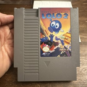 Adventures Of Lolo 2 CIB (Nintendo NES, 1990) Complete CIB - Tested - Authentic