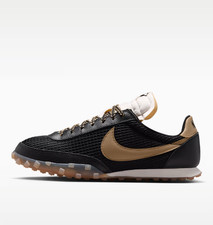 Nike Waffle Racer SE Men Shoes Sneakers Black Sail Filbert IM8673-002