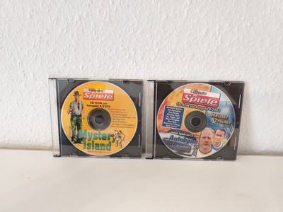 Autobahn Raser 2 / Mystery Islands / Computer Bild Spiele 2x CD ROM Retro Games