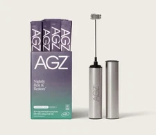 AGZ - Nightly Sleep Support 30 Packets + Free Frother - Chocolate Mint