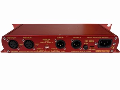 Sonifex Redbox RB-MA2 Dual Mikrofon Vorverstärker mit 48V Phantomspeisung