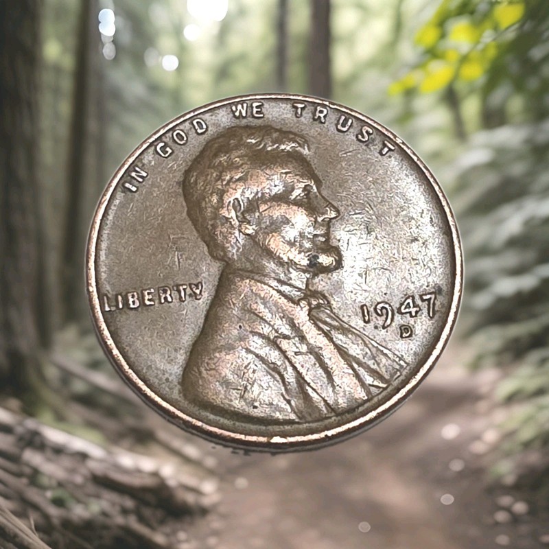 1947 D Lincoln Wheat Cent/ Penny ☆ FREE SHIPPING 