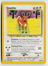 Stantler 38/64 Uncommon Neo Revelation Pokemon Unlimited Heavily Played