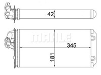 Mahle WäRmetauscher, Innenraumheizung AH 64 000S
