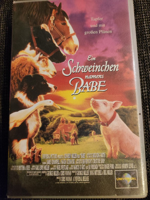 VHS-Kassette Ein Schweinchen namens Babe