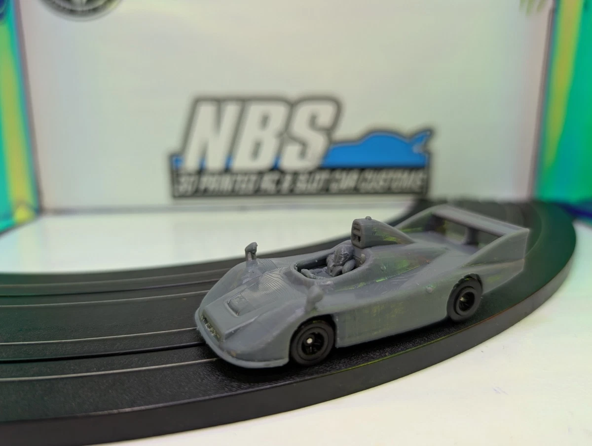 AFX Slot Car 3d Printed Body Porsche 936 Can Am Suit Bulldog 1.6 Chassis