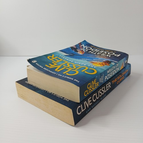2 x Clive Cussler Books Fargo Adventure Solomon Curse Paperback - Picture 14 of 14