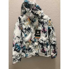 Gsou Snow Jacket Women Xs Ski Snowboarding Wind Proof Waterproof White