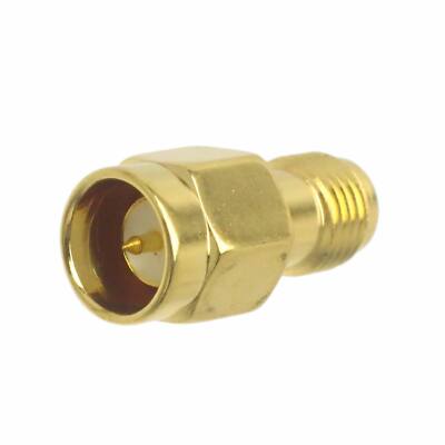 Slide-on Quick Push-on SMA Male to reversed RP-SMA Female RF Adapter Connector