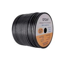 500FT Black SPT-2 Zip Cord Wire 18/2 Extension Electrical Cable, UL Listed 18...
