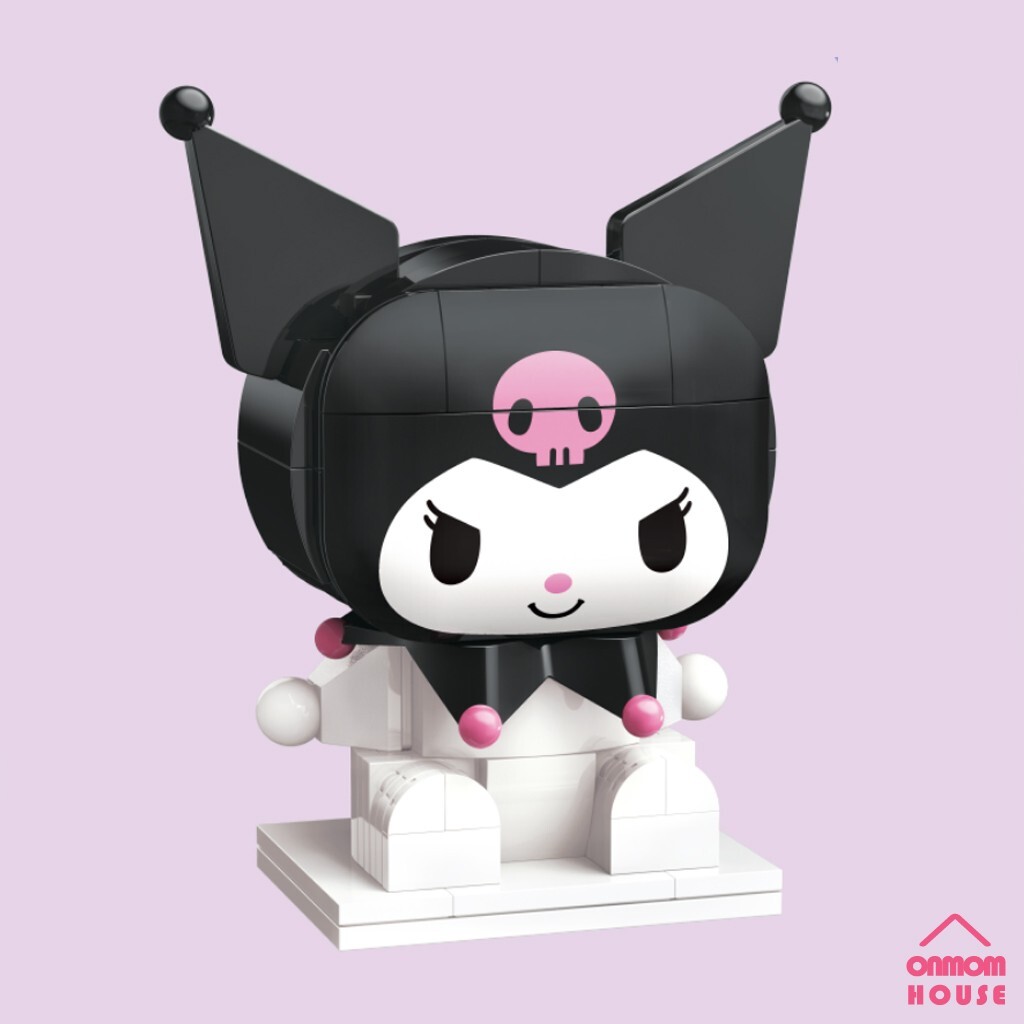 Sanrio Characters Chic and Chic KUROMI Figure Block Toy 2022 New