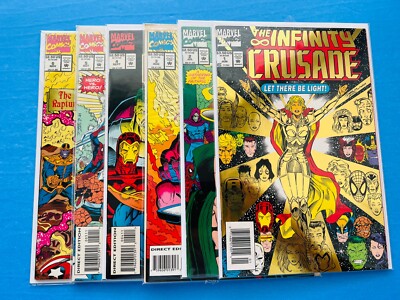 The Infinity Crusade #1, 2, 3, 4, 5, 6,  Lot 6 books high gr 1993 Marvel Comics