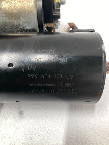 97-09 Porsche Boxster S Engine Starter Motor Assembly Bosch OEM 99660410300 - Picture 7 of 8