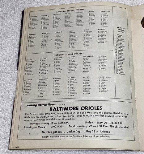Livre de bord vintage 1977 New York Yankees et magazine officiel, Angels vs Yankees - Photo 9/9