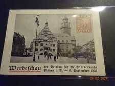 DR - Ganzsache - Privatganzsache - PP106 C9 Werbeschau Plauen 1931