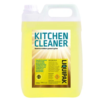 Liquipak Kitchen Cleaner Degreaser, Zesty Lemon 1-20L