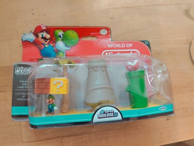Super Mario Bros U Micro Land Spielset Layer Cake Desert und Luigi