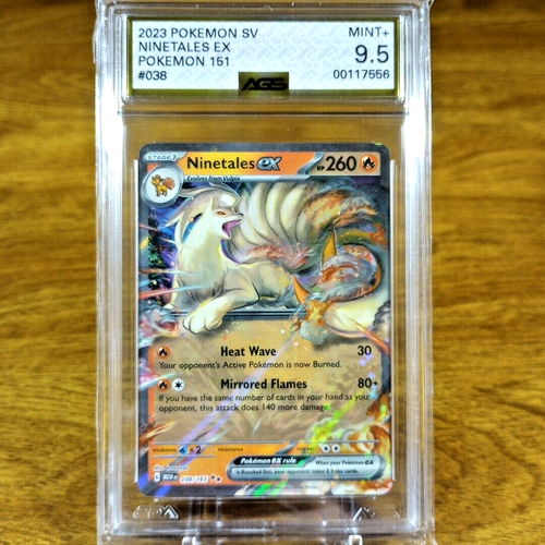 Ninetales Ex 038/165 – Pokemon 151 – Double Rare – Evolution 2 – Set Di Carte Vulpix - Foto 3