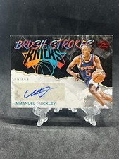 2023-24 PANINI COURT KINGS IMMANUEL QUICKLEY RUBY BRUSH STROKES AUTO /49