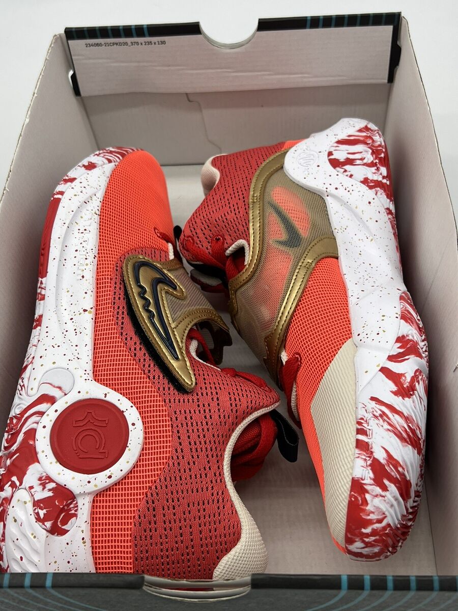 Size 11.5 - Nike KD Trey 5 X University Red Metallic Gold Size 11.5 - Nike KD Trey 5 X University Red Metallic Gold