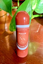 Focus Essential Oil Inhaler (All Natural Handmade in USA)