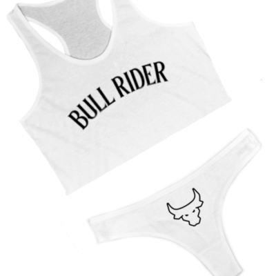 Hotwife Lingerie Bull Rider Slutty Clothing Crop Top Panties Sexy Swinger  Slut | eBay