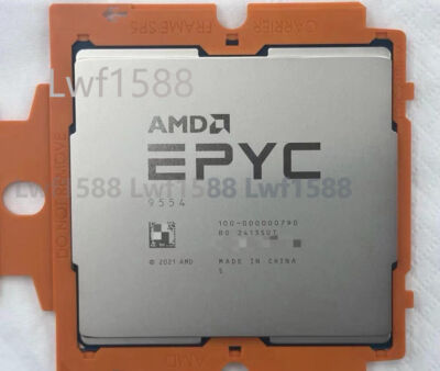 AMD EPYC Genoa 9554 3.10GHz 64 core 256MB DDR5 360W socket SP5 CPU processor