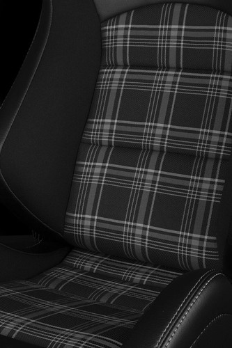 GTI Plaid Car Upholstery Fabric - VW Golf MK7- 4mm Foam - 59" - 150CM - Car,Seat - Picture 28 of 92