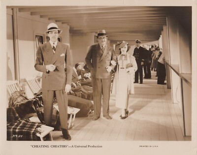 Cesar Romero + Fay Wray + Francis L. Sullivan (1934)    Vintage Photo K 172