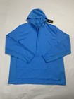 Under Armour Men Large UA Shorebreak Hybrid Woven Hoodie Blue 1383569 444 2XL
