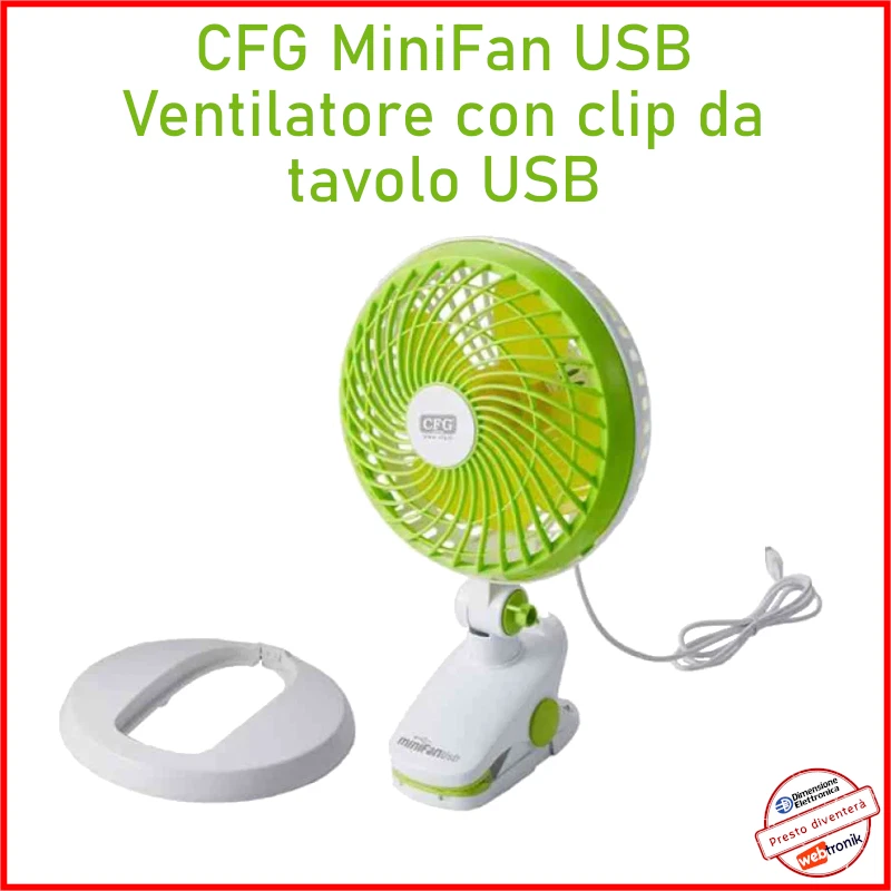 MAGIC JOHN Ventilatore Portatile USB Ricaricabile | 6 Velocità, 4000 MAh, Display LED | Raffreddamento Estivo - 3