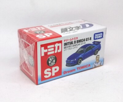 TOMICA DREAM SP Initial D BNR34 GT-R NISSAN SKYLINE R34 1/62 TOMY