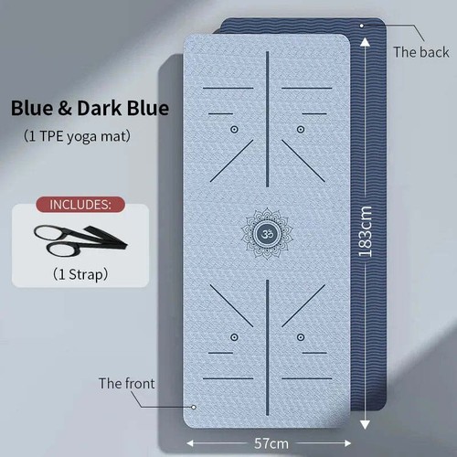 Eco Friendly Fitness Exercise Mat - Bild 8 von 10
