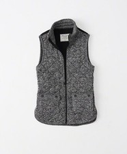 Abercrombie & Fitch Quilted Front Vest, Size S, Nwt