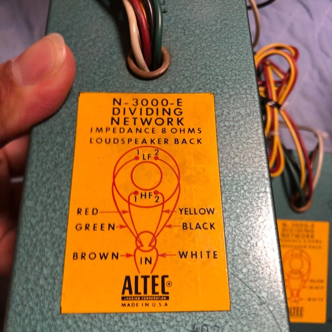 Altec N-3000-E Dividing Network Crossover Network Pair Set Altec N-3000-E Dividing Network Crossover Network Pair Set