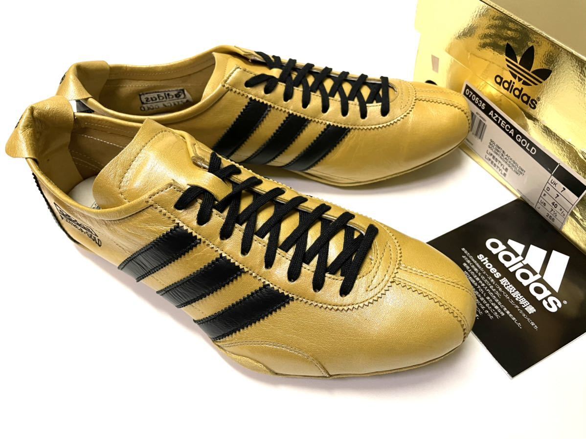 Deadstock 2003 Adidas Azteca Gold Made in Germany 070535 Sneaker