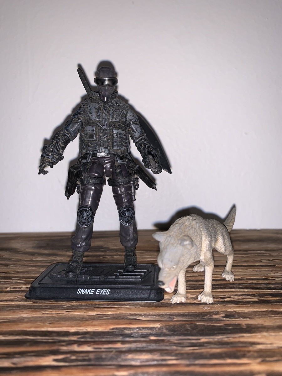 G.I joe snake eyes with timber wolf | eBay