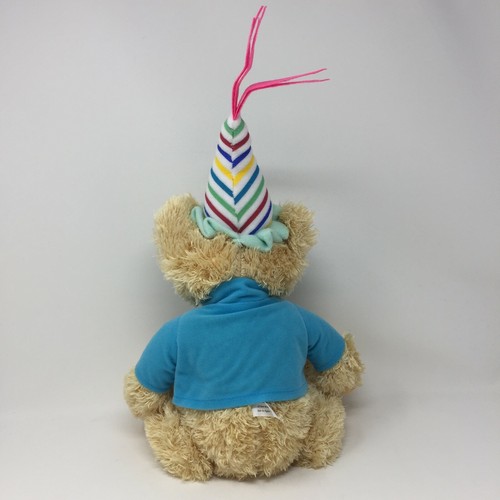 Mrs. Fields Happy Birthday Teddybär Kuscheltier Plüschtier 17 Zoll limitierte Auflage - Bild 5 von 8