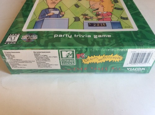 MTV's Beavis and Butt-Head in Wiener prende tutto (PC,1996) gioco finestra-NUOVO-VINTAGE - Foto 3 di 4
