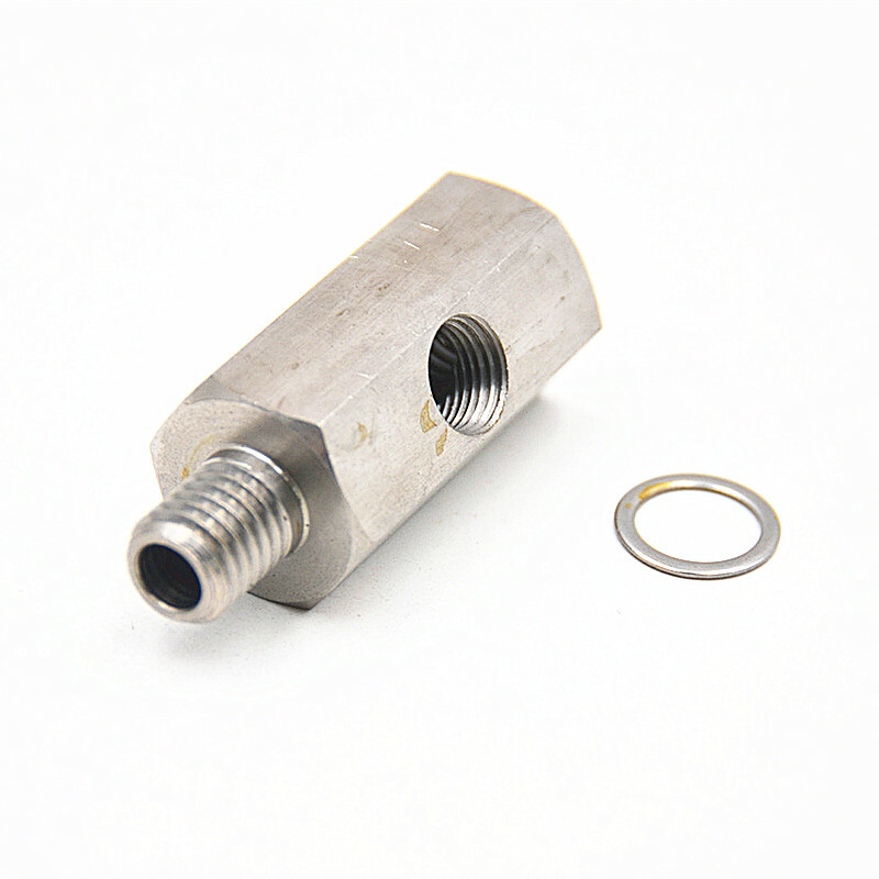 Pressure Sensor Tee Adapter Fitting Turbo Supply Line Gauge